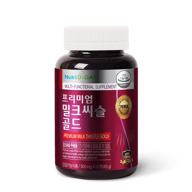 뉴트리디데이 프리미엄 밀크씨슬 골드 90정 45g 1개