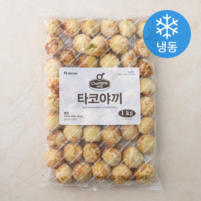 대상 쉐프원 타코야끼 냉동 1kg 1개