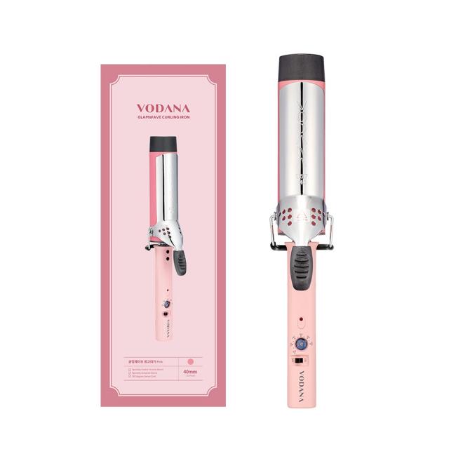 보다나 글램웨이브 봉고데기 프리볼트 VC19LPKFV 40mm, 핑크