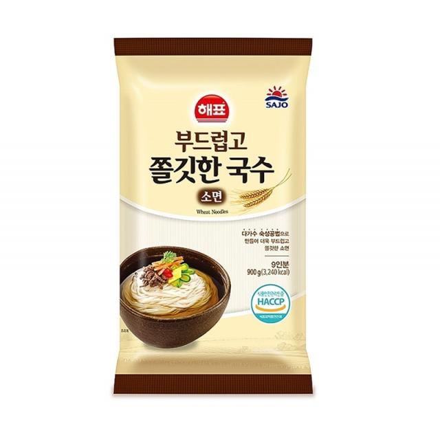 해표 부드럽고 쫄깃한 국수, 900g, 1개