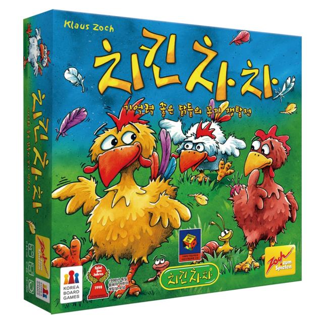 조흐 치킨차차 메모리 보드게임 혼합색상