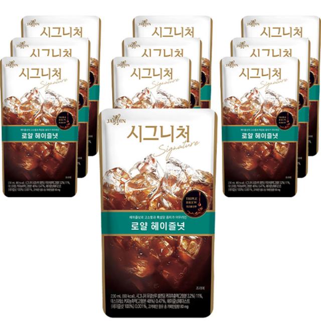 시그니쳐 로얄 헤이즐넛, 230ml, 10개
