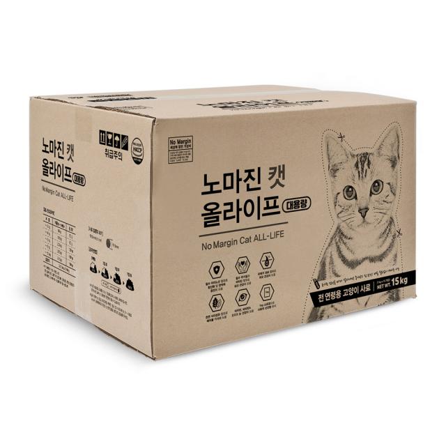 노마진 캣 올라이프 전연령용 건식 사료, 곡물, 15kg