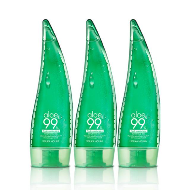 홀리카홀리카 알로에 99% 수딩 젤, 3개, 250ml