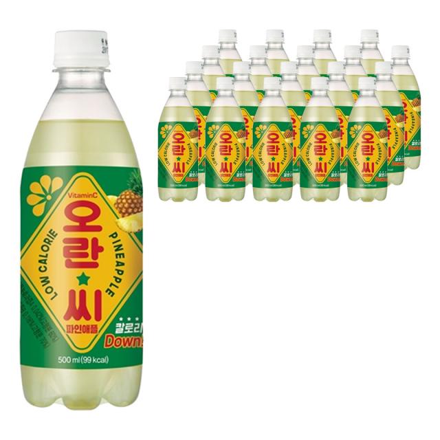 동아오츠카 오란씨 파인애플향 탄산음료 500ml 20개