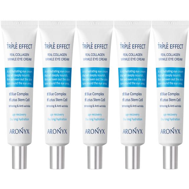 아로닉스 트리플 이펙트 리얼 콜라겐 링클 아이크림, 40ml, 5개입