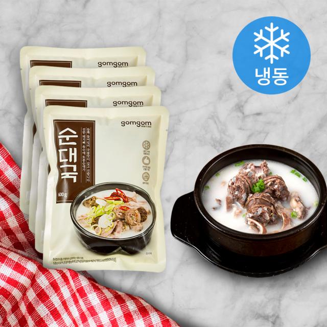 곰곰 순대국 600g 4개