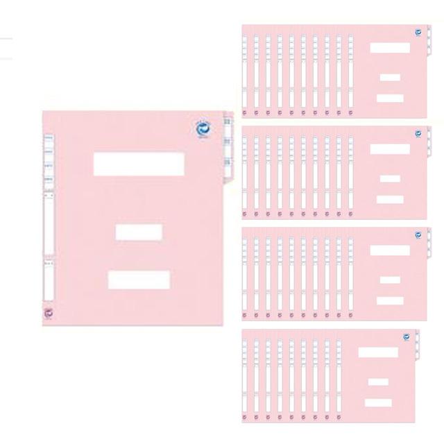 서일산업 정부화일 A4, 분홍, 40개입