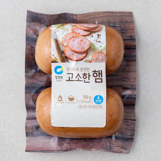 청정원 참나무로 훈연한 고소한 햄, 350g, 2개입