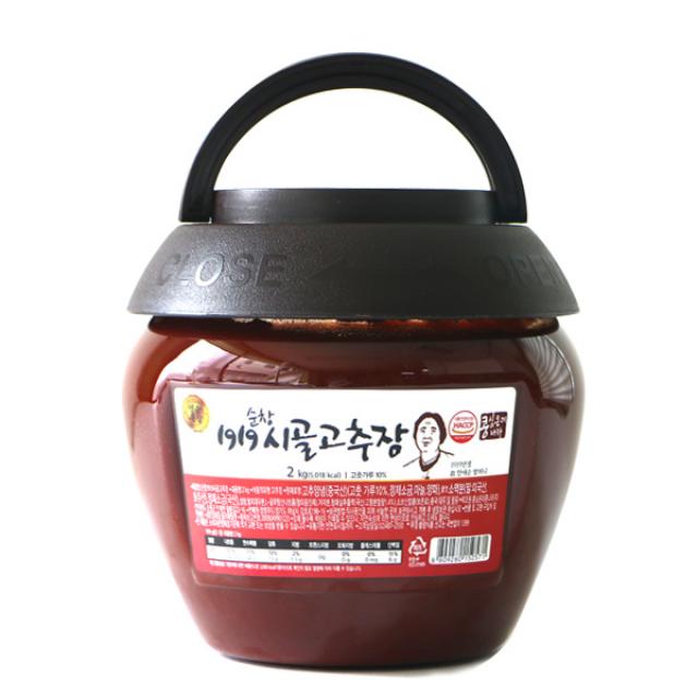 순창가 1919 태양초 시골 고추장, 2kg, 1개