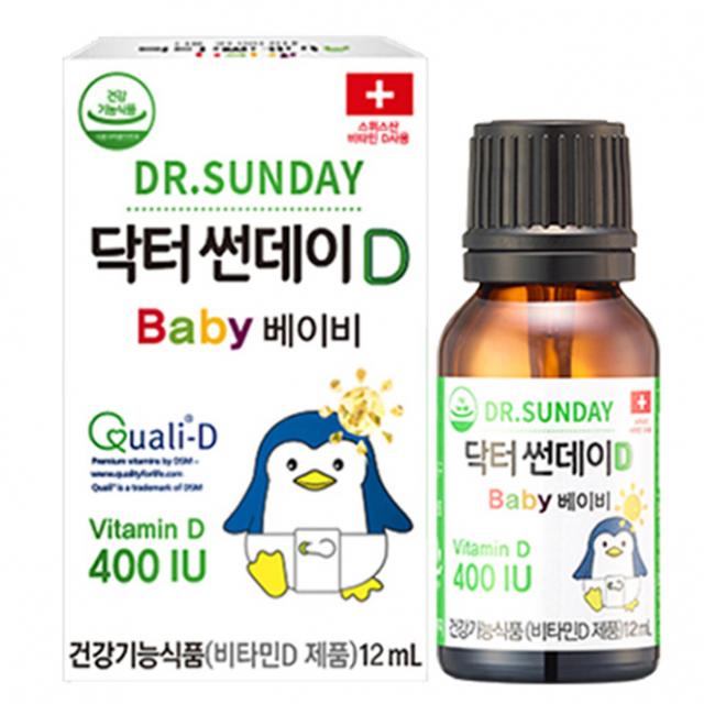 닥터썬데이D 베이비 400IU, 12ml, 1개