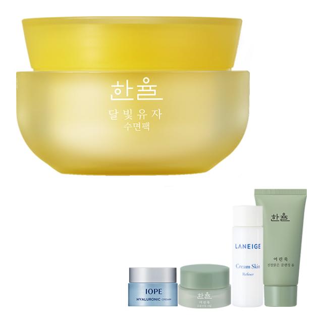 한율 달빛유자 수면팩 60ml + 아모레퍼시픽 4종, 1세트