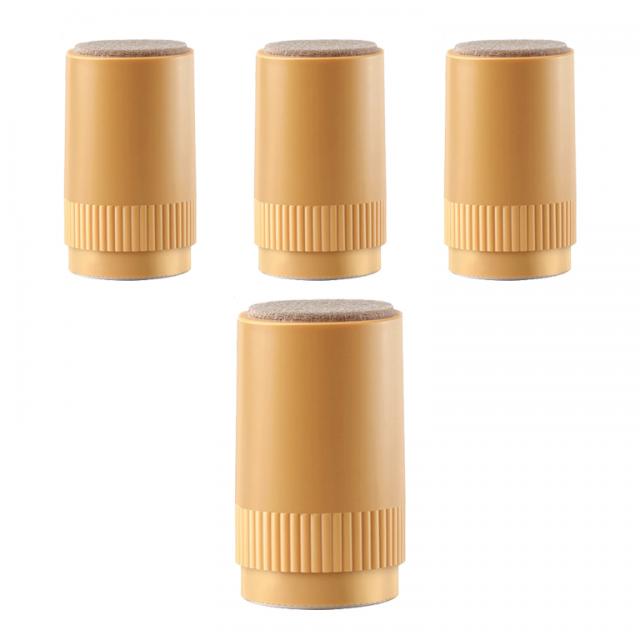 가구다리 높이조절 발받침 100mm 4p 우드