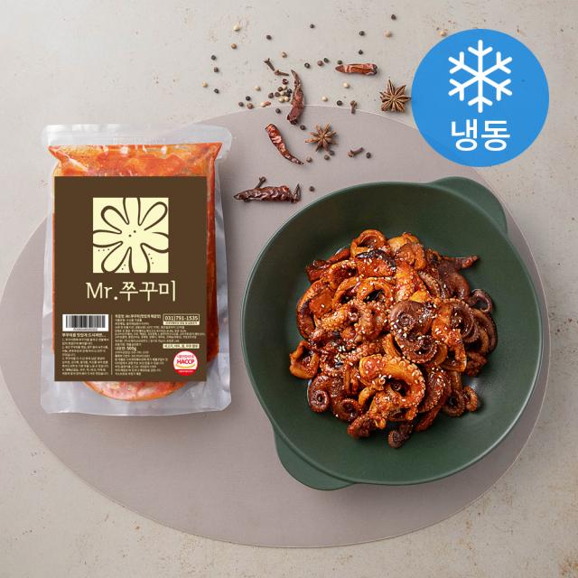 미스터쭈꾸미 양념쭈꾸미 맛있게 매운맛 (냉동), 500g, 1개