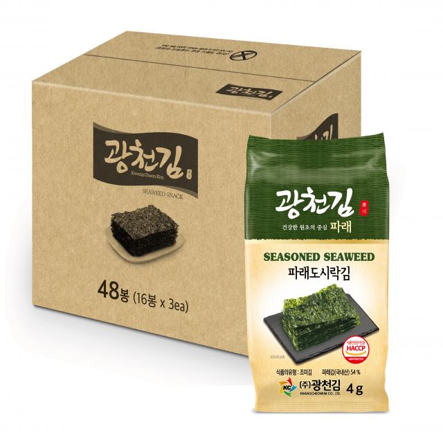광천김 파래 도시락김 4g 48개입