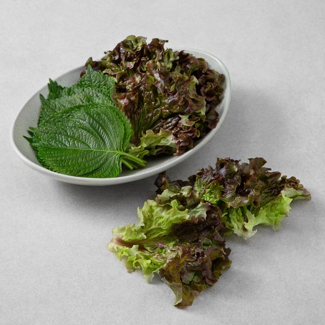 국내산 상추&깻잎 간편쌈 150g 1봉