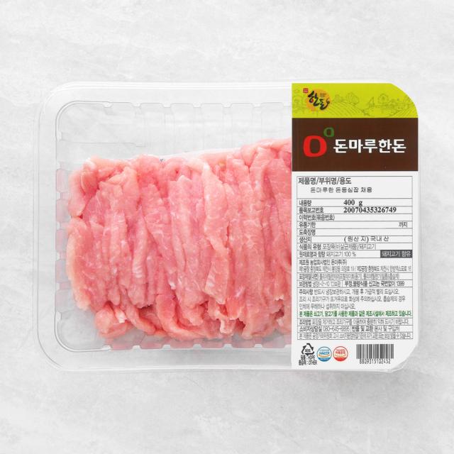 돈마루 한돈 등심 잡채용 (냉장), 400g, 1개