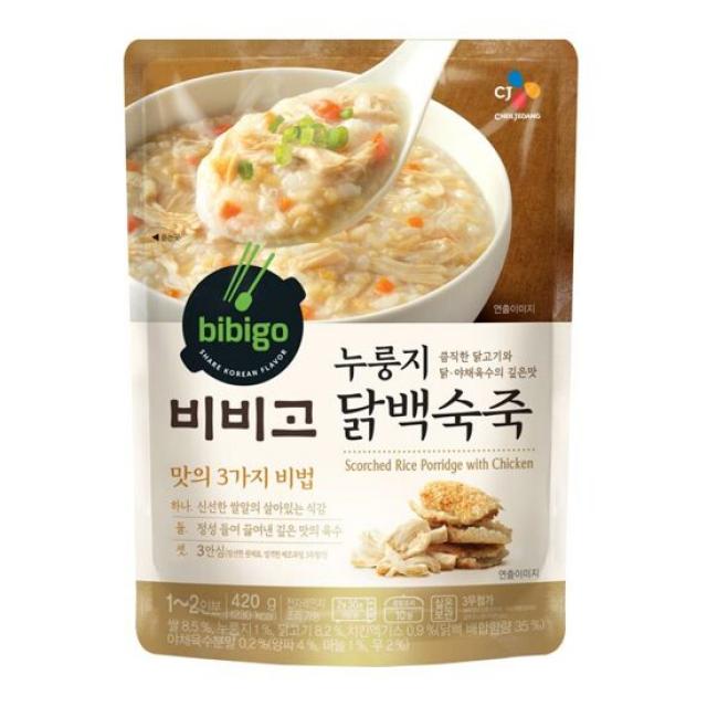 비비고 누룽지 닭백숙죽, 420g, 1개