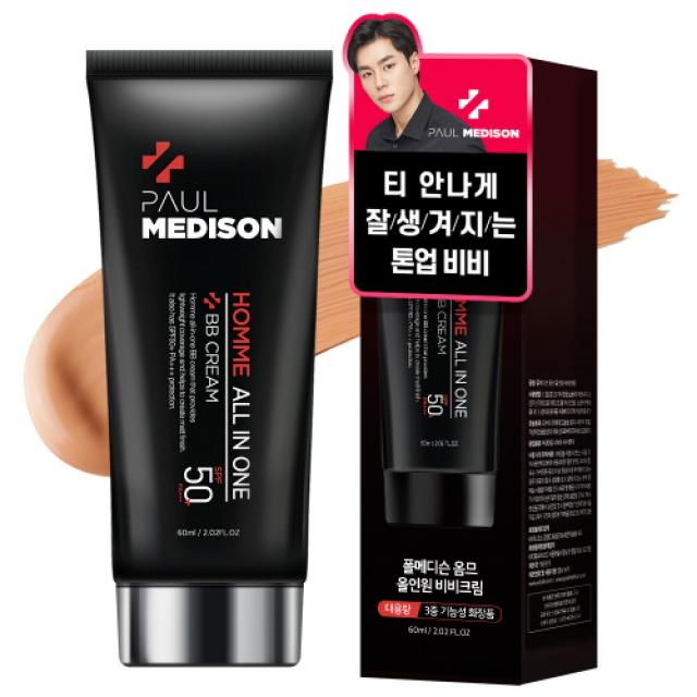 폴메디슨 옴므 올인원 비비크림 60ml Spf 50 Pa+++ 1개
