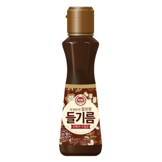 해표 참진한 들기름 320ml 1개