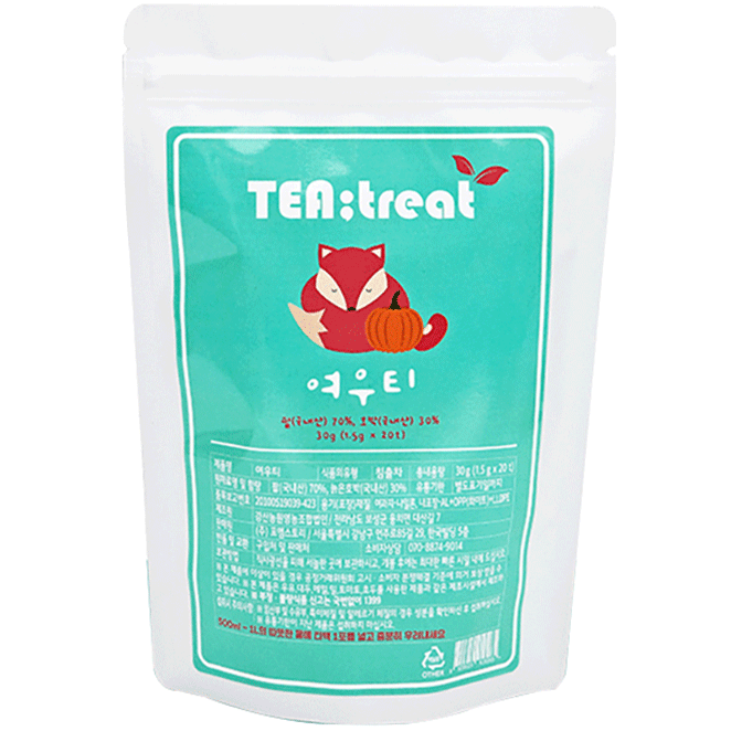 티트리트 여우티 팥호박차, 1.5g, 20개