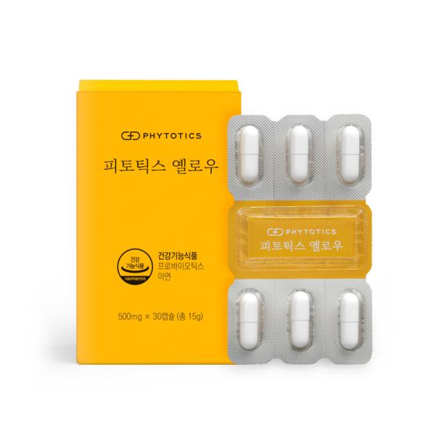 피토틱스 옐로우 프로바이오틱스 500mg, 30정, 1개