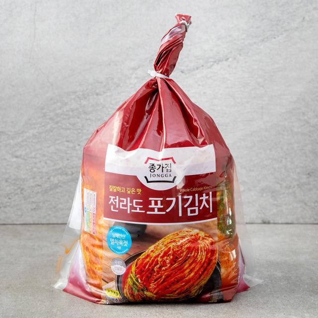 종가집 전라도 포기김치, 3.3kg, 1개