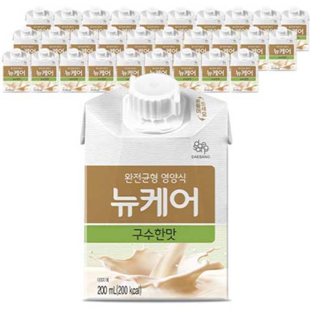 대상웰라이프 완전균형영양식 뉴케어 구수한맛, 200ml, 30개