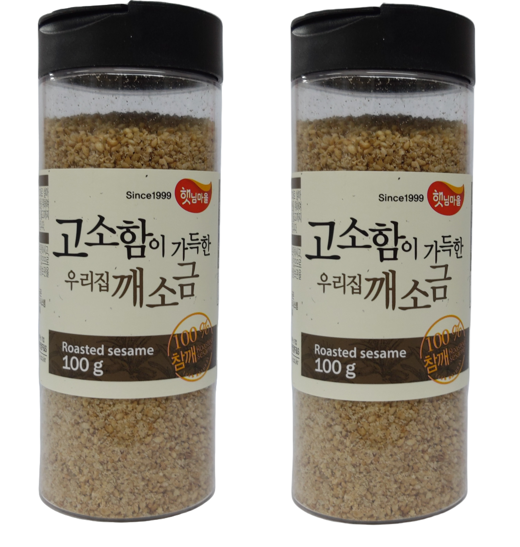 햇님마을 고소함이 가득한 우리집 깨소금, 100g, 2개