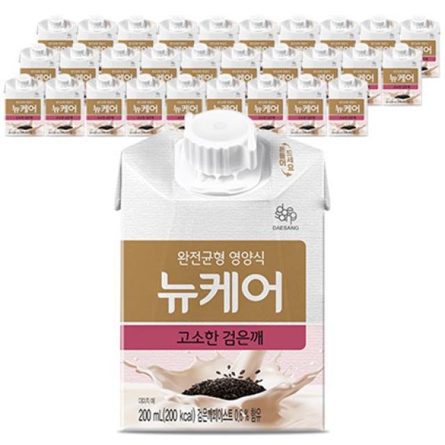 대상웰라이프 뉴케어 고소한검은깨 완전균형영양식, 200ml, 30개