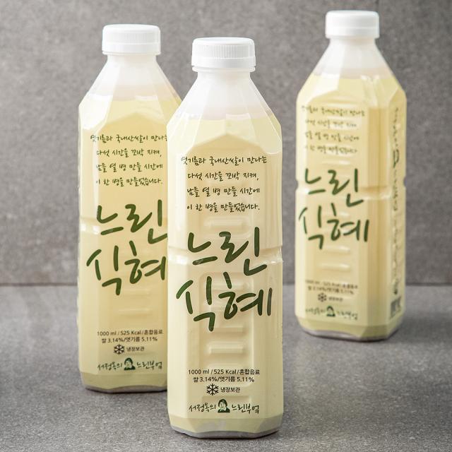 느린부엌 식혜, 1L, 3개