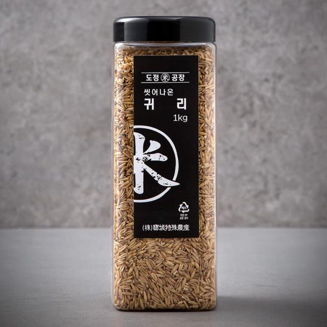도정공장 씻어나온 귀리 1kg 1통