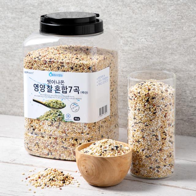 씻어나온 영양 찰 혼합 7곡 4kg 1통