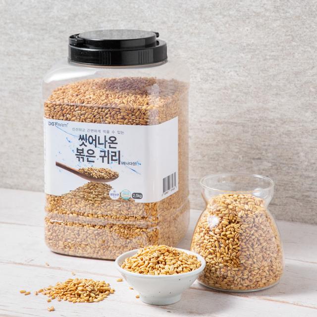 대구농산 씻어나온 볶은귀리 2.5kg 1통