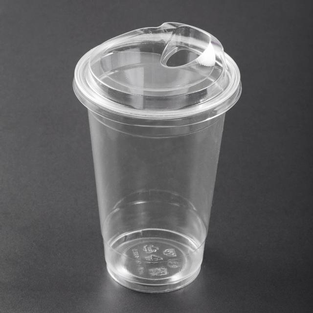 탐사 투명 Pet 아이스컵 + 스트로우프리 뚜껑 470ml 1개 100개