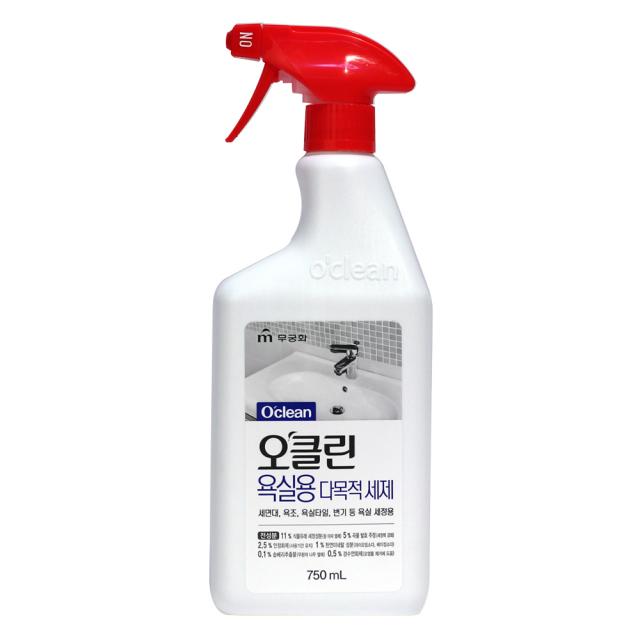 오클린 욕실용 다목적 세제, 750ml, 1개