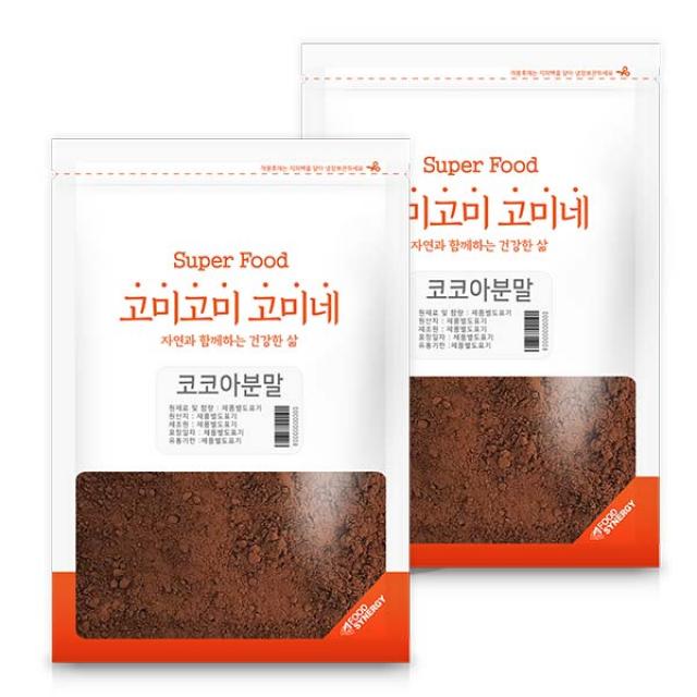 고미네 코코아분말, 300g, 2개입