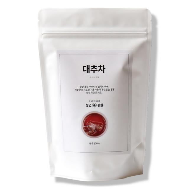 청년농원 저온가공 대추차 삼각티백, 1g, 50개