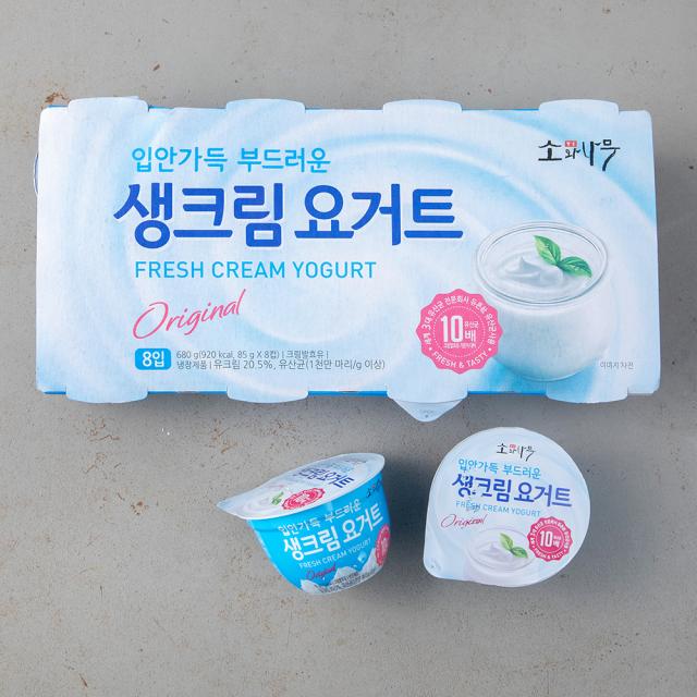 소와나무 생크림 요거트 85g 8개