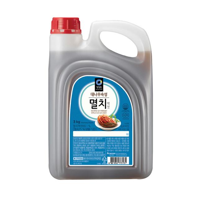 청정원 남해안 멸치 액젓, 3kg, 1개