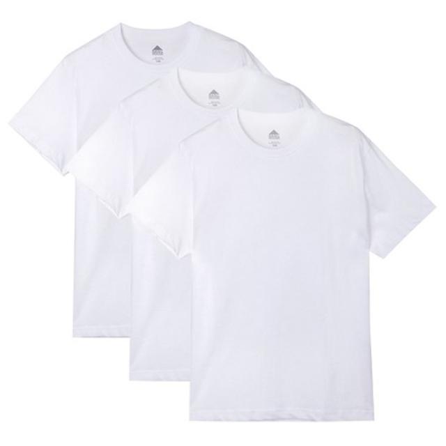 베이직하우스 남녀공용 순면라운드 반팔티 오리지널팩 3p Hats0101