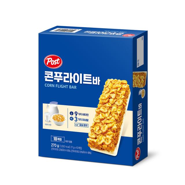 포스트 콘푸라이트바, 27g, 10개