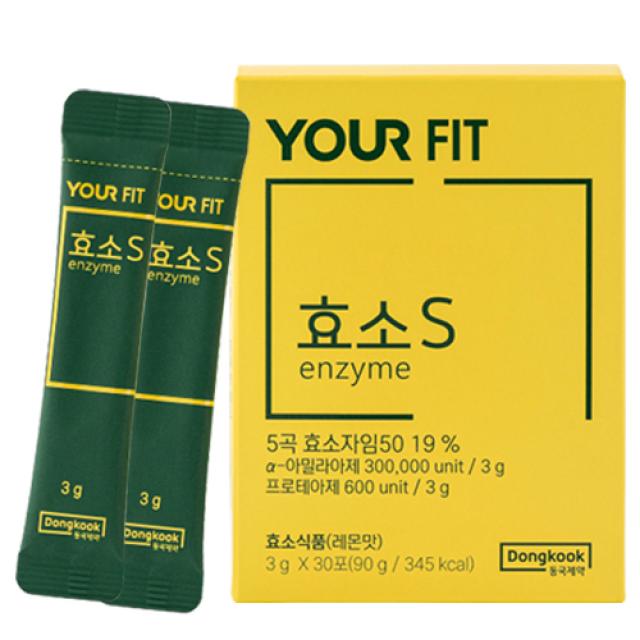 동국제약 유어핏 곡물 효소 S 30p, 1개, 90g