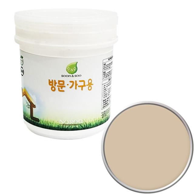 순앤수 방문 가구용 페인트 1l 엔틱브라운 Nr2036
