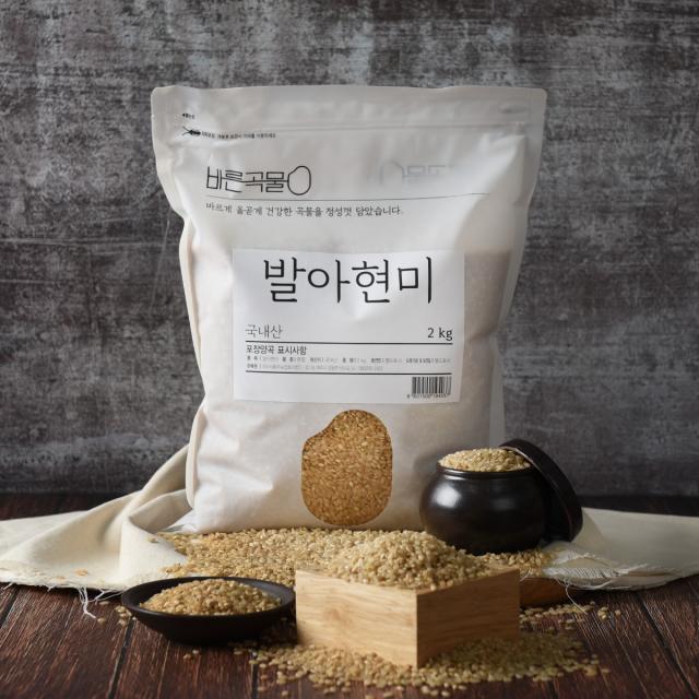 두보식품 바른곡물 발아현미 2kg 1개