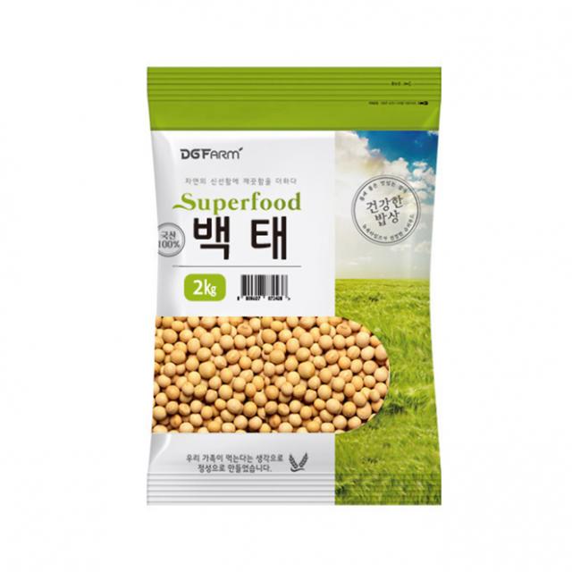 2019년 햇곡 대구농산 국산 백태 2kg 1개