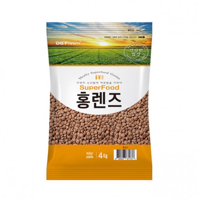 대구농산 레드렌틸콩 4kg 1개