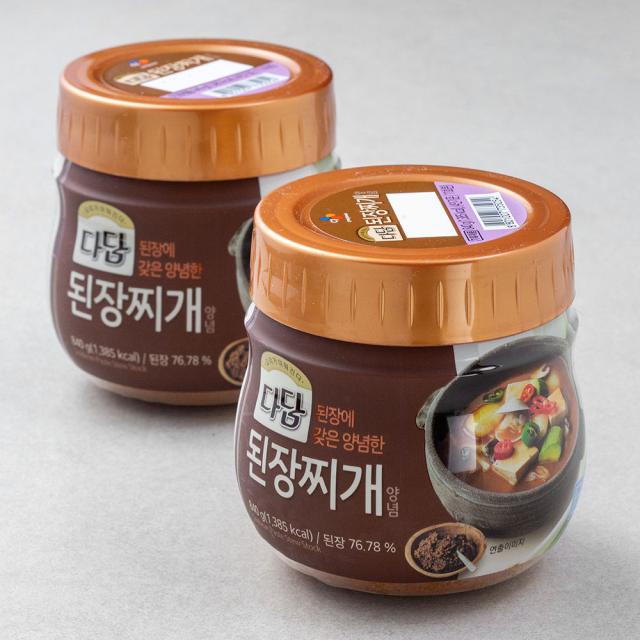 다담 된장찌개양념, 840g, 2개