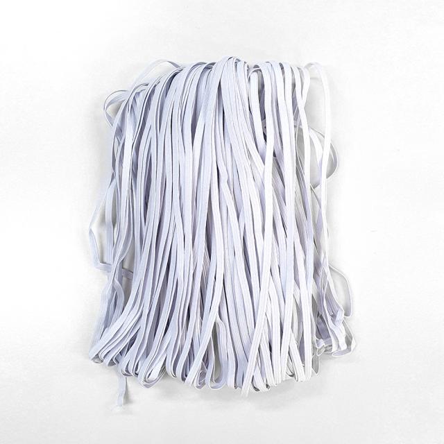 납작 고무줄 6~7mm X 90m 화이트 1개