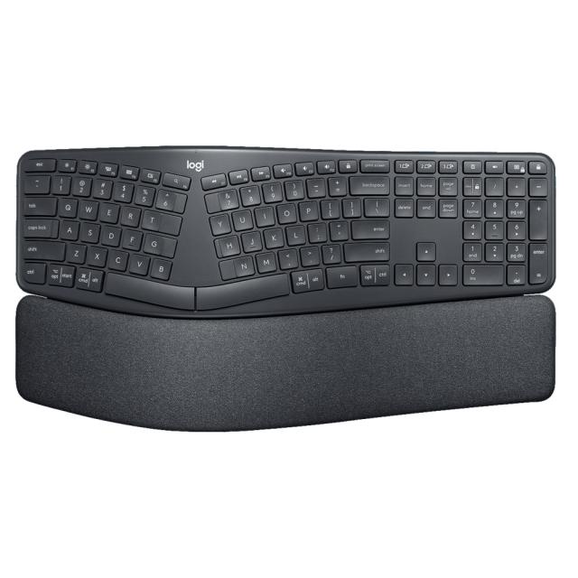 로지텍 고급 무선 키보드 Ergo K860 Yr0072 인체공학